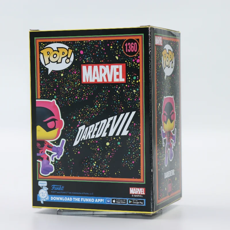 Original Funko POP Marvel Movies & TV Daredevil Bobblehead #1360 Action Figure Figurine Model Gift for Kids Collect Desk Decor view 2