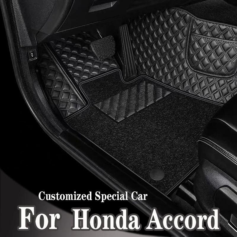 

Car Floor Mats For Honda Accord（10th GEN. Hybrid）2018 2019 2020 2021 Custom Auto Foot Pads Automobile Carpet Cover accessories