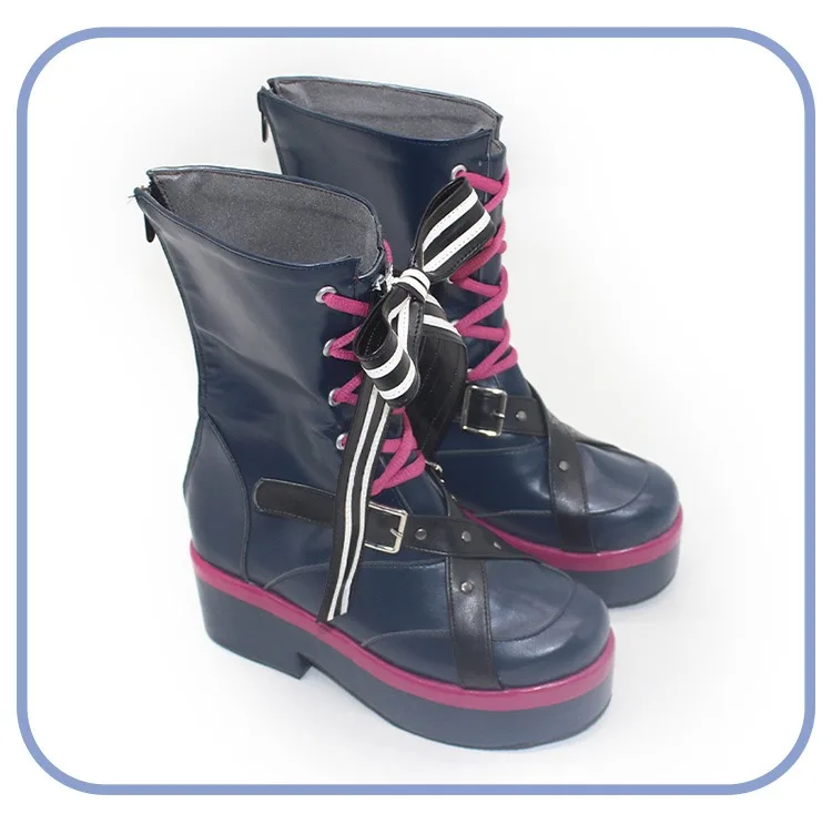 Tokoyami Towa Cosplay Shoes Anime Accessories Vtuber Cosplay Props PU Shoes Halloween Carnival Boots Custom Made