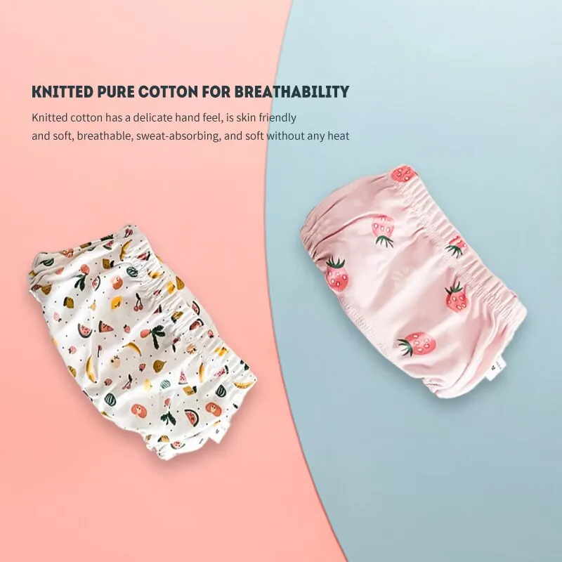 Дышащие 6-слойные марлевые тренировочные штаны для малышей — мягкие, моющиеся тканевые подгузники для приучения к горшку, идеально подходят для мальчиков и девочек