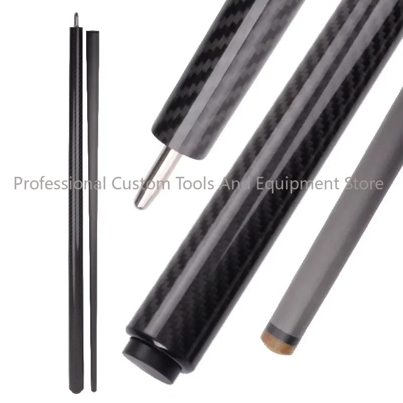 wwdHigh Quality Carbon Fiber Snooker & Billiard Cue Stick with Stainless Steel Joint for Break Billiards