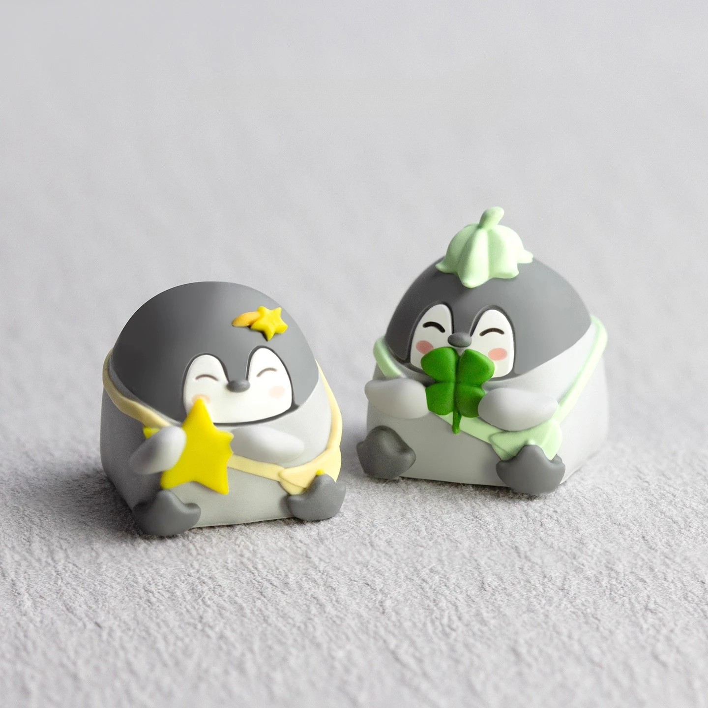 MAIMOOO Penguin Cute Keycaps Single Resin Creative Personalized Keycap for Mechanical Keyboard Custom Replacement Key ESC Gifts