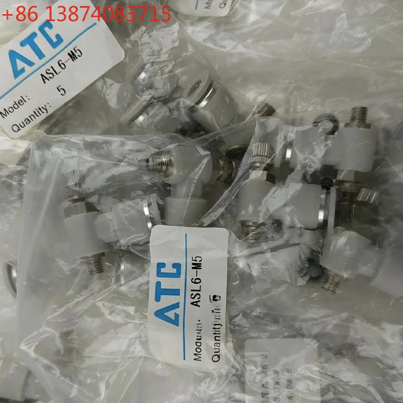 10PCS AIRTAC ASL10-02 ASL10-03 ASL10-04 ASL12-02 ASL12-03 ASL12-04 Throttle Valve