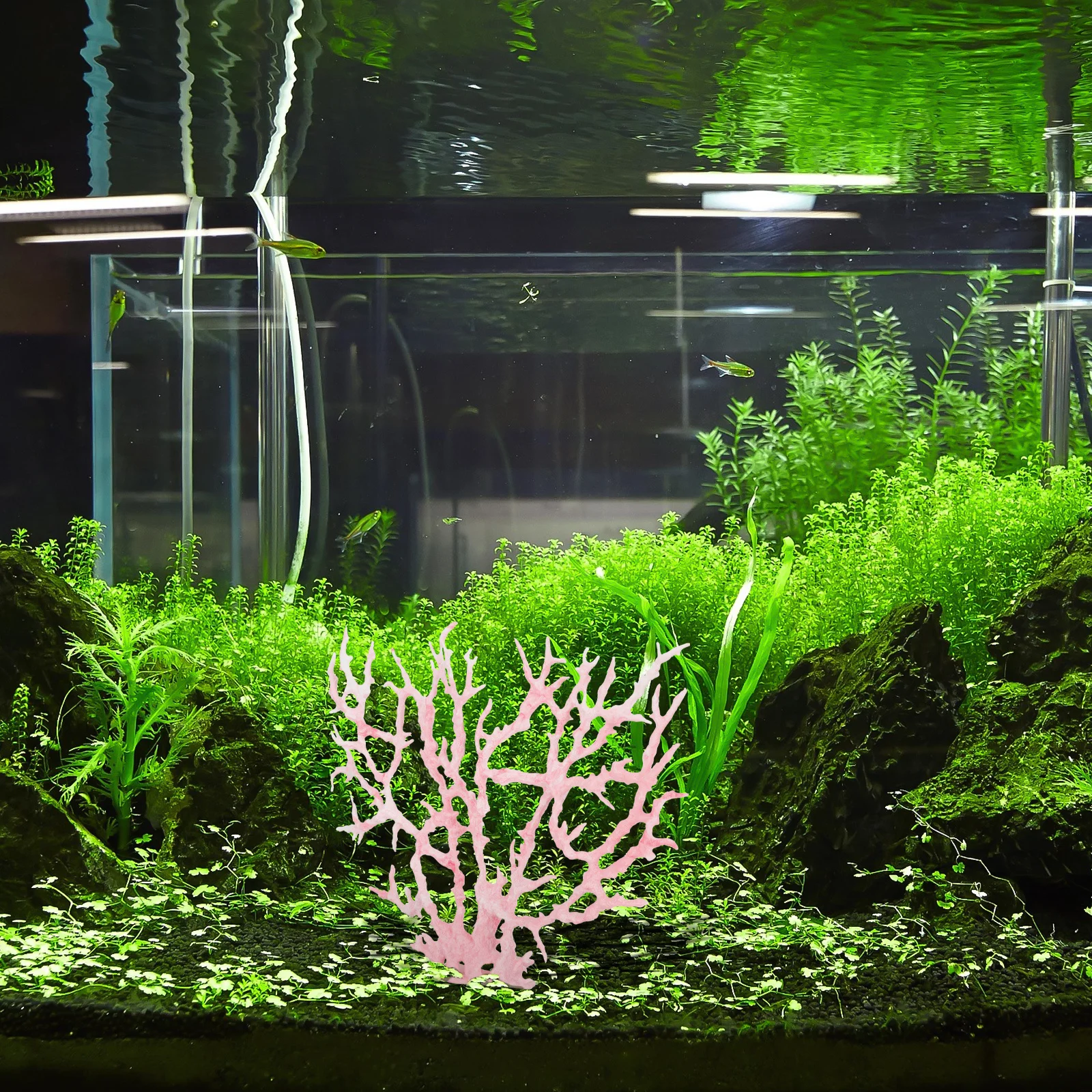 

Simulation Realistic Aquarium Decor Fish Tank Plastic Ornament Landscape Coral Layout Underwater Craft Decorative Coral