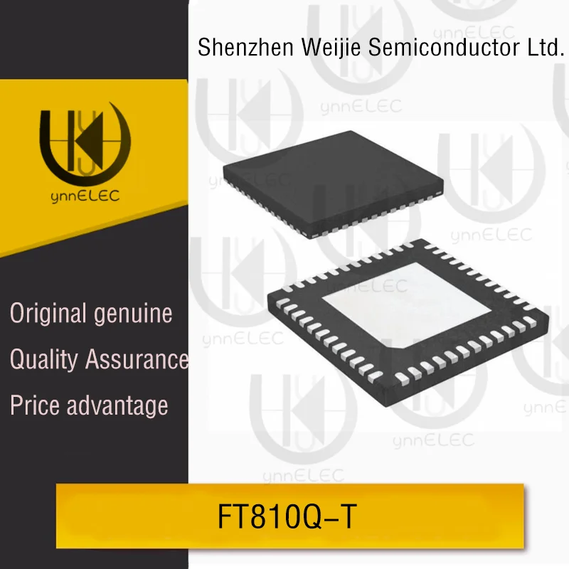 

Original FT810Q-T Embedded Video Engine (EVE) | 512KB Flash | QFN-48