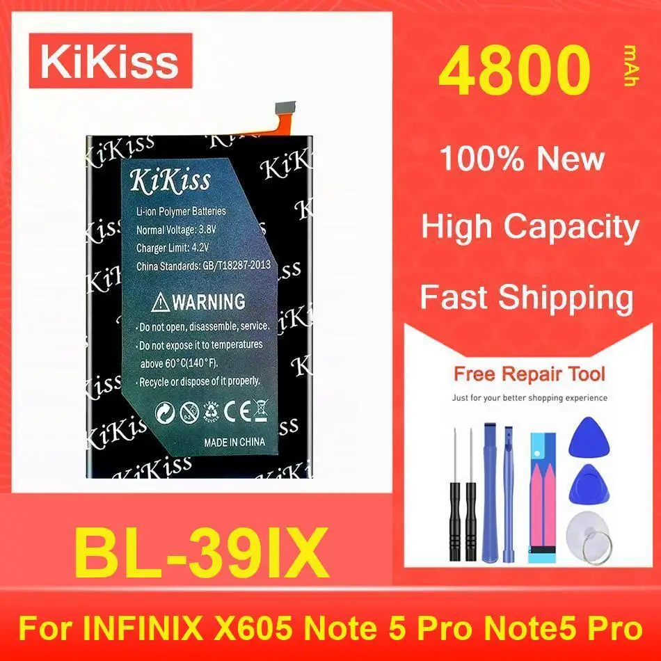 

Аккумулятор Kikiss 4800 мАч BL-39IX для INFINIX X605 Note 5 Pro Note 5