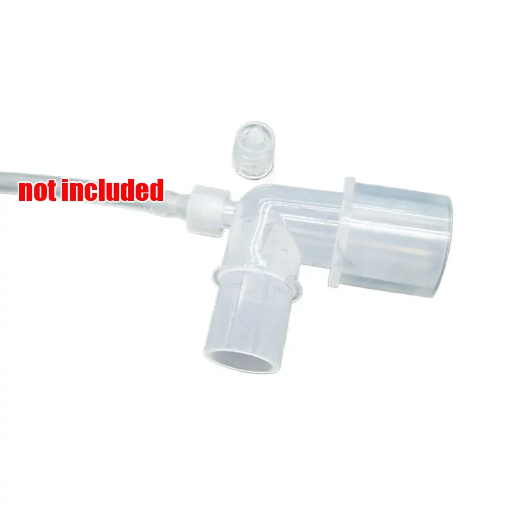 Anesthesia Tube L-shaped Connector Elbow Circuit Inside Outside Male and Female Tracheal Intubation Connector 90 Degree