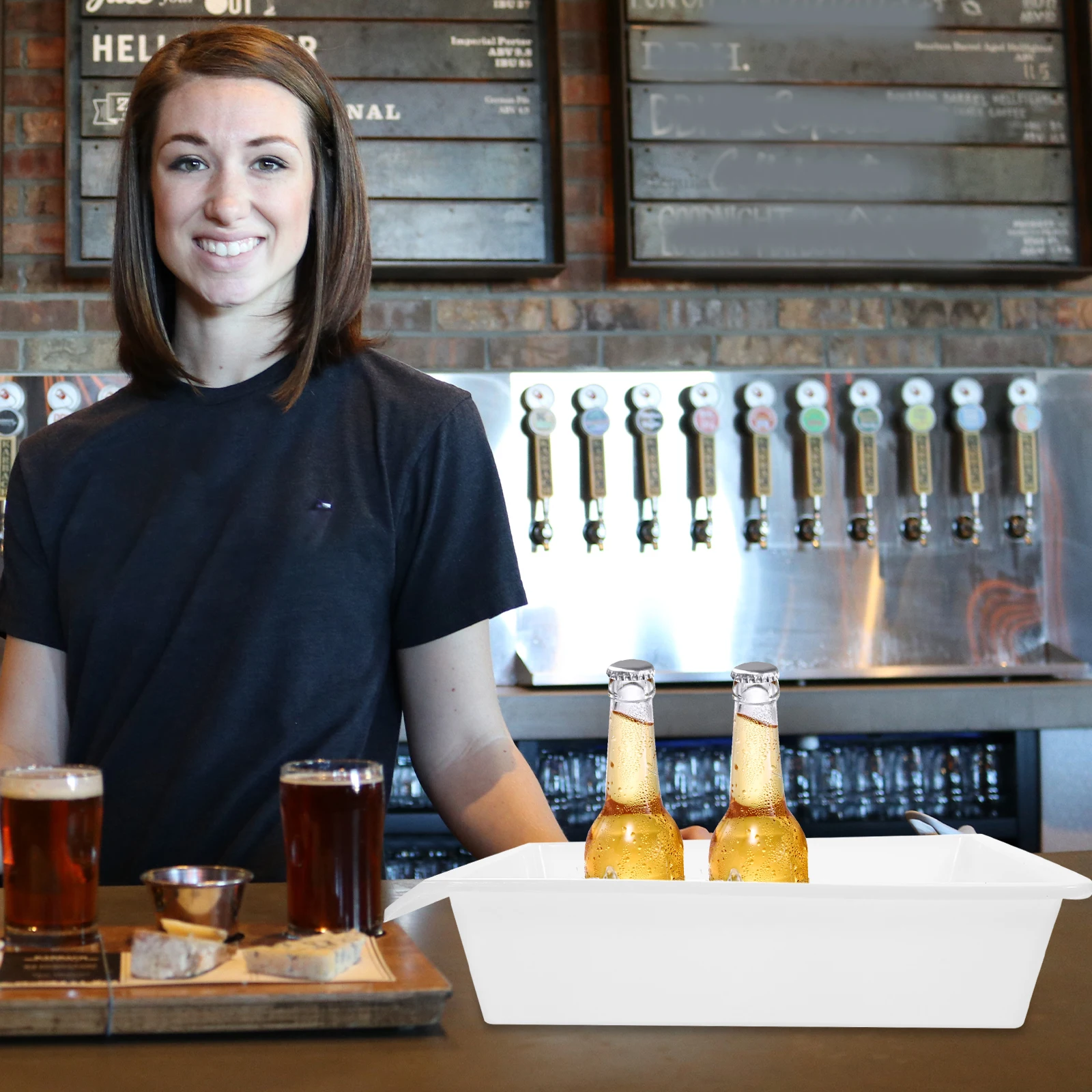 

2Pcs Food Display Box Large Capacity Kitchen Organizer Storage Container for Snacks and Treats Food Storage Box