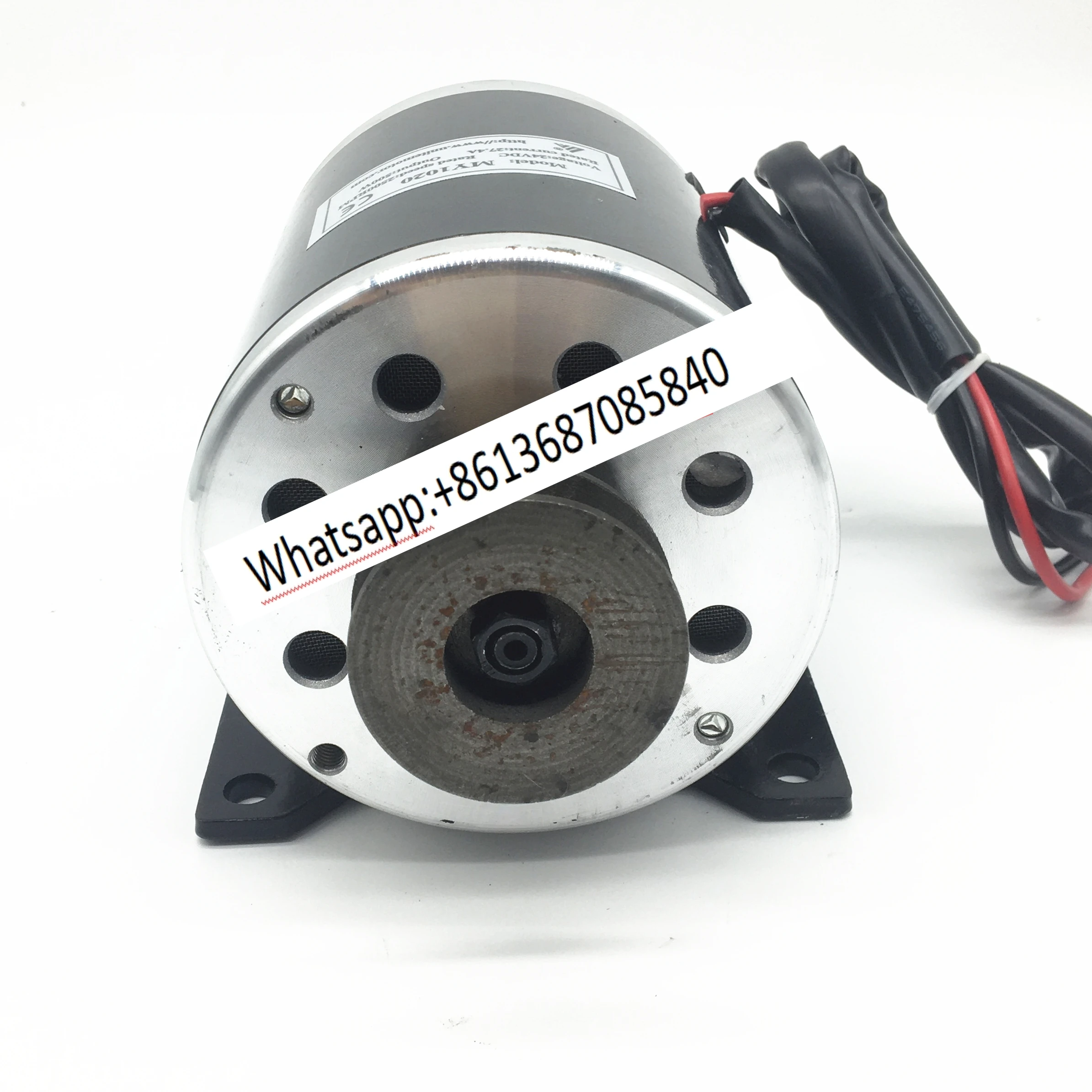 Permanent magnet DC high speed brush motor MY1020-500W/24V/36V scooter