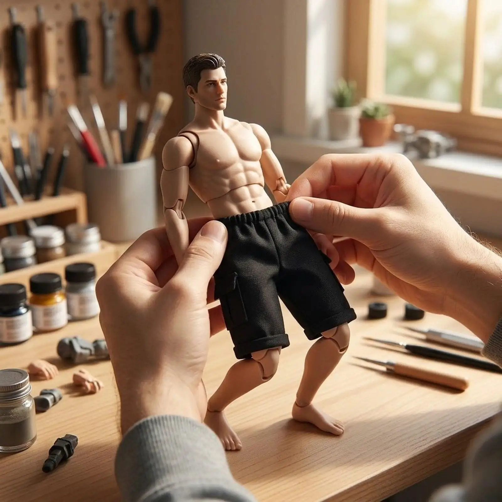 1/6 Scale Male Figure Shorts Action Figure Colthes Clothing Doll Clothes Toy for 12 inch Figure Body