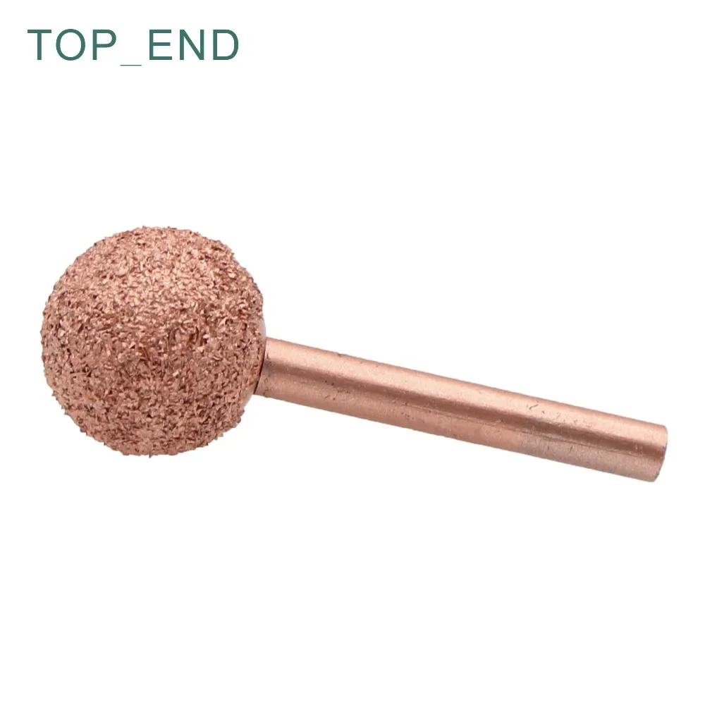 

1pc High Quality Wheel Grind Buffing Ball Tungsten Carbide Rasp / Contour Cup Bronze Fine Grit Professional Tire Repair Tool