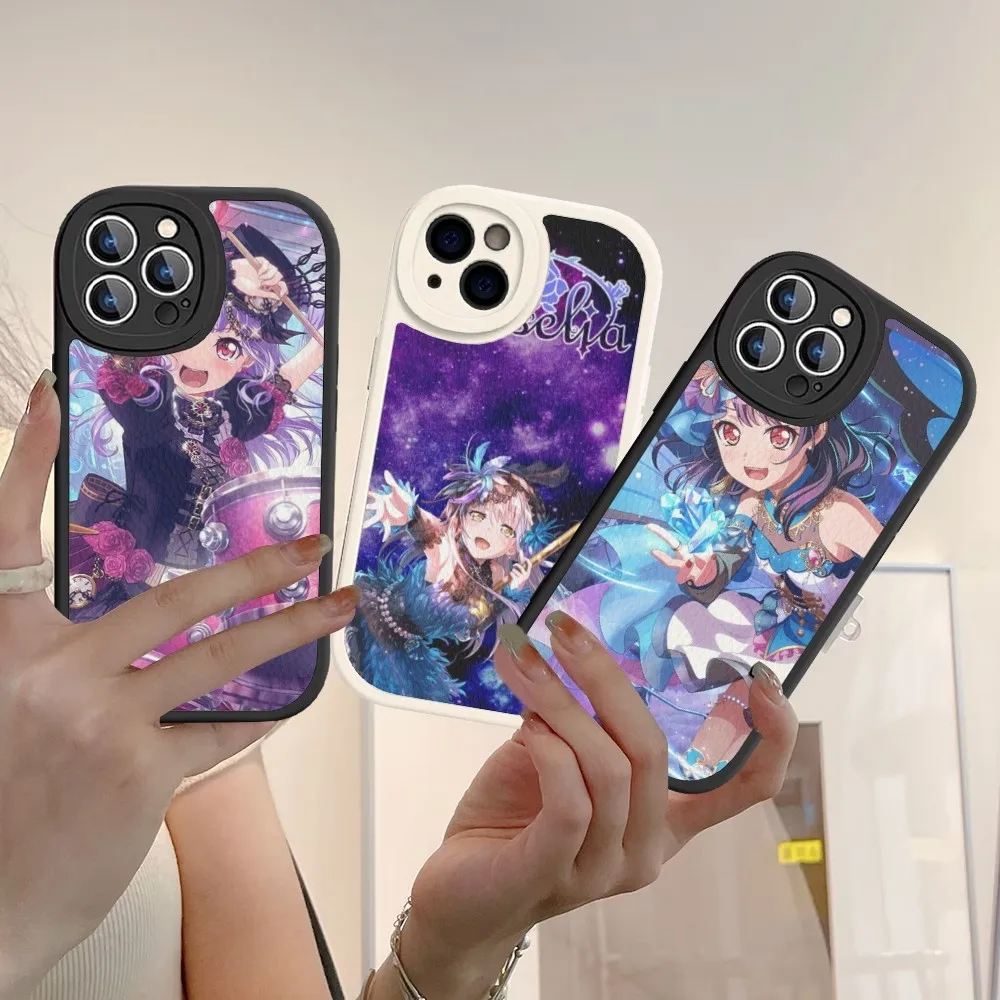 Anime BanG Dream Phone Case Hard Leather For IPhone 14 13 12 Mini 11 14 Pro Max Xs X Xr 7 8 Plus Fundas