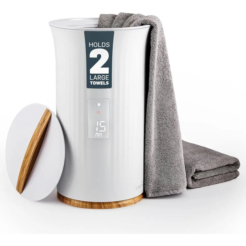 

Oversized 40 x 70 Bucket Style Towel Warmer with LED Display and Adjustable Timer