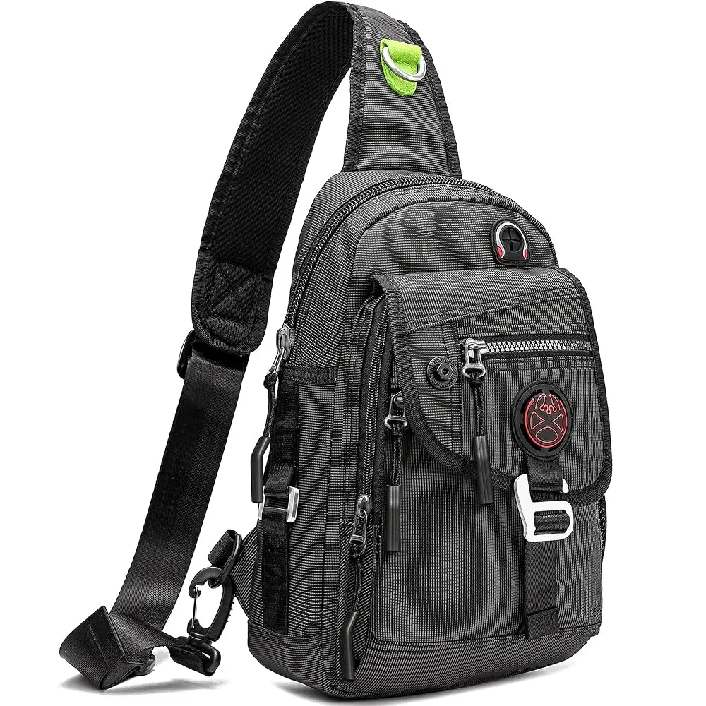 

Sling Bag Chest Shoulder Backpack Crossbody Bags for Tablet Laptop Outdoor Hiking Men Women