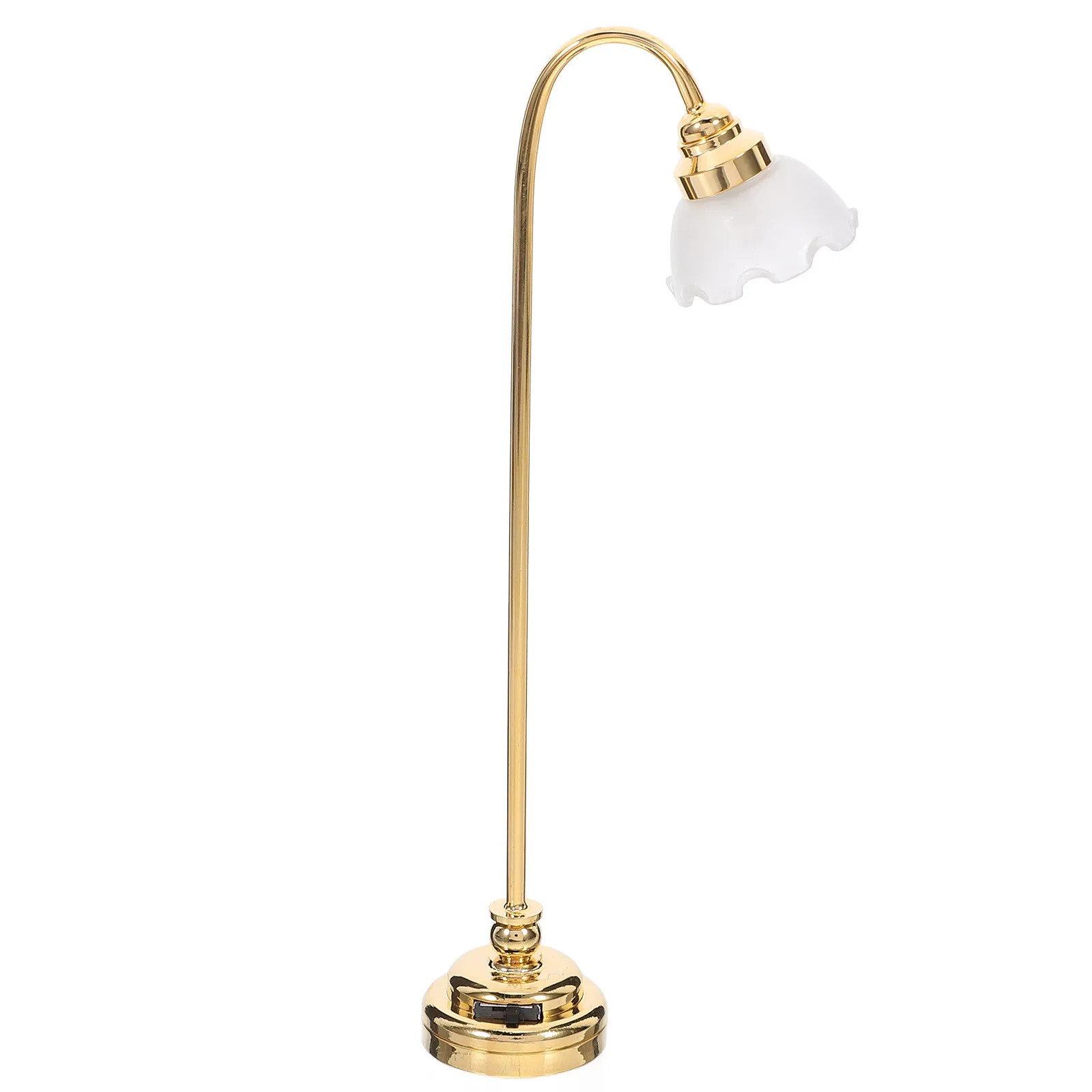 

Mini Lamp for Mini House Decor Smooth Surface Delicate Bedside Light Ornament Ideal Photo Prop and Micro Landscape Lighting
