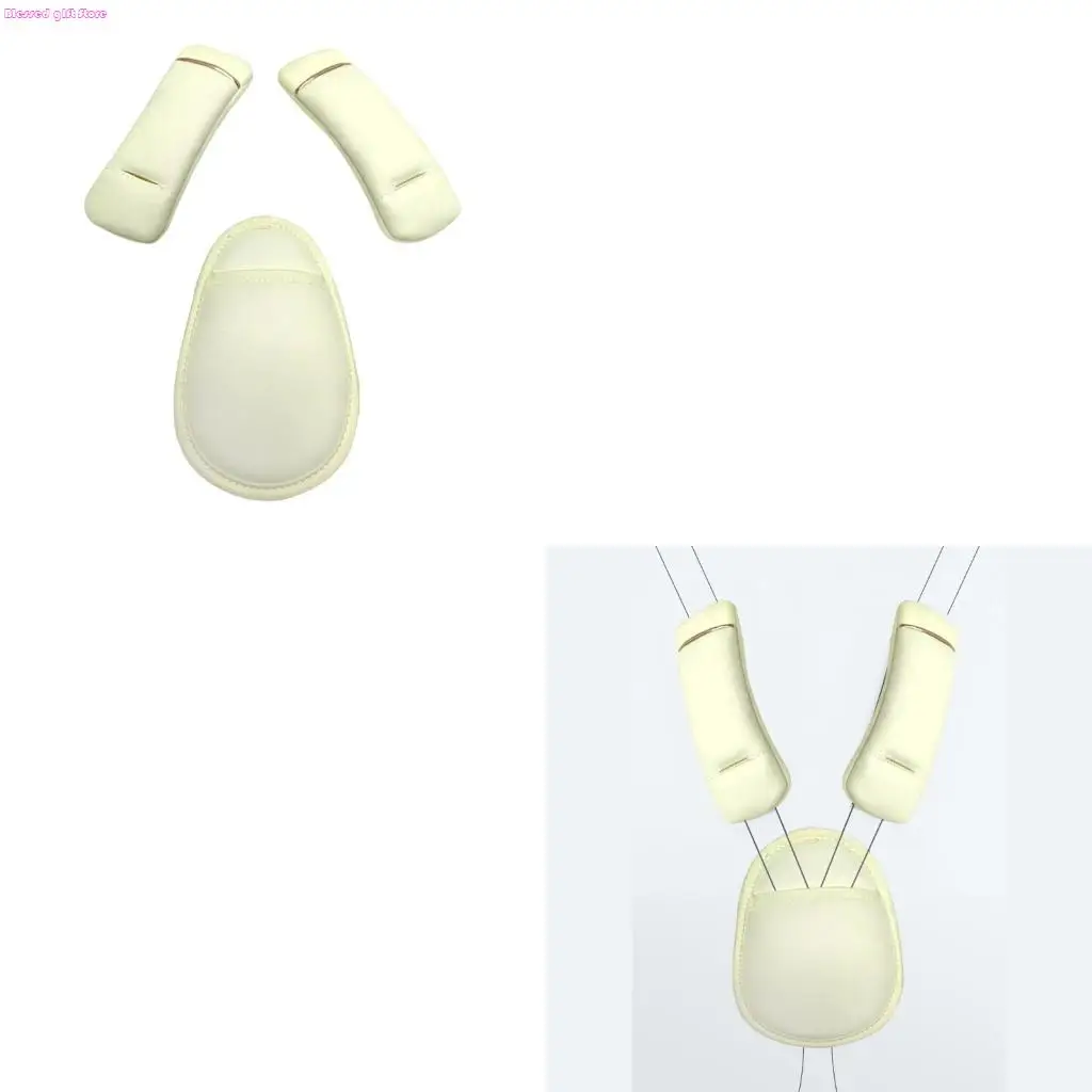 D0JC 3Pcs Ergonomic Baby Travel Accessories Strollers Protectors Soft Shoulder Support