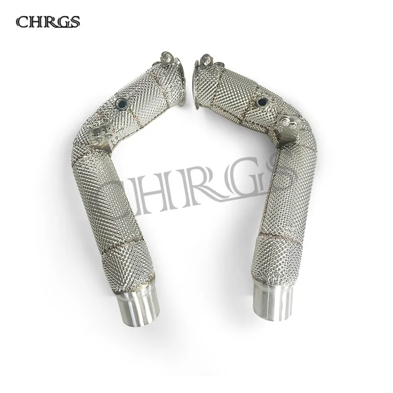 

High Performance free flow pipe Exhaust Downpipe For BMW M5 F10/F15 4.4TT 2012-2016 Exhaust Pipes Stainless Steel