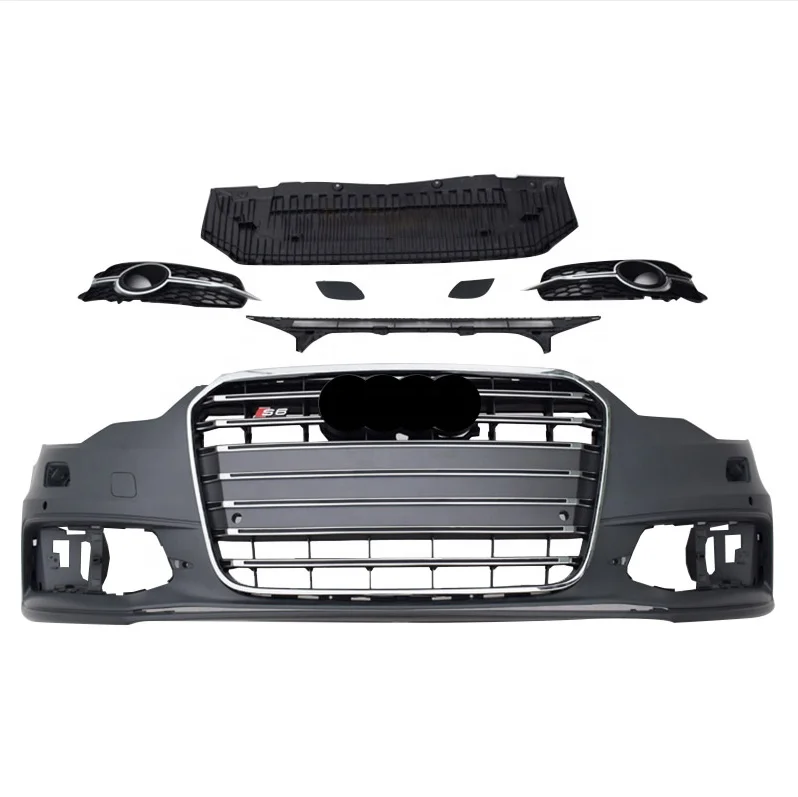 

Car Bodikits Front Bumper for audis A6 C7 S6 Style High Quality Auto Body Kit All Accessory 2012 - 2015