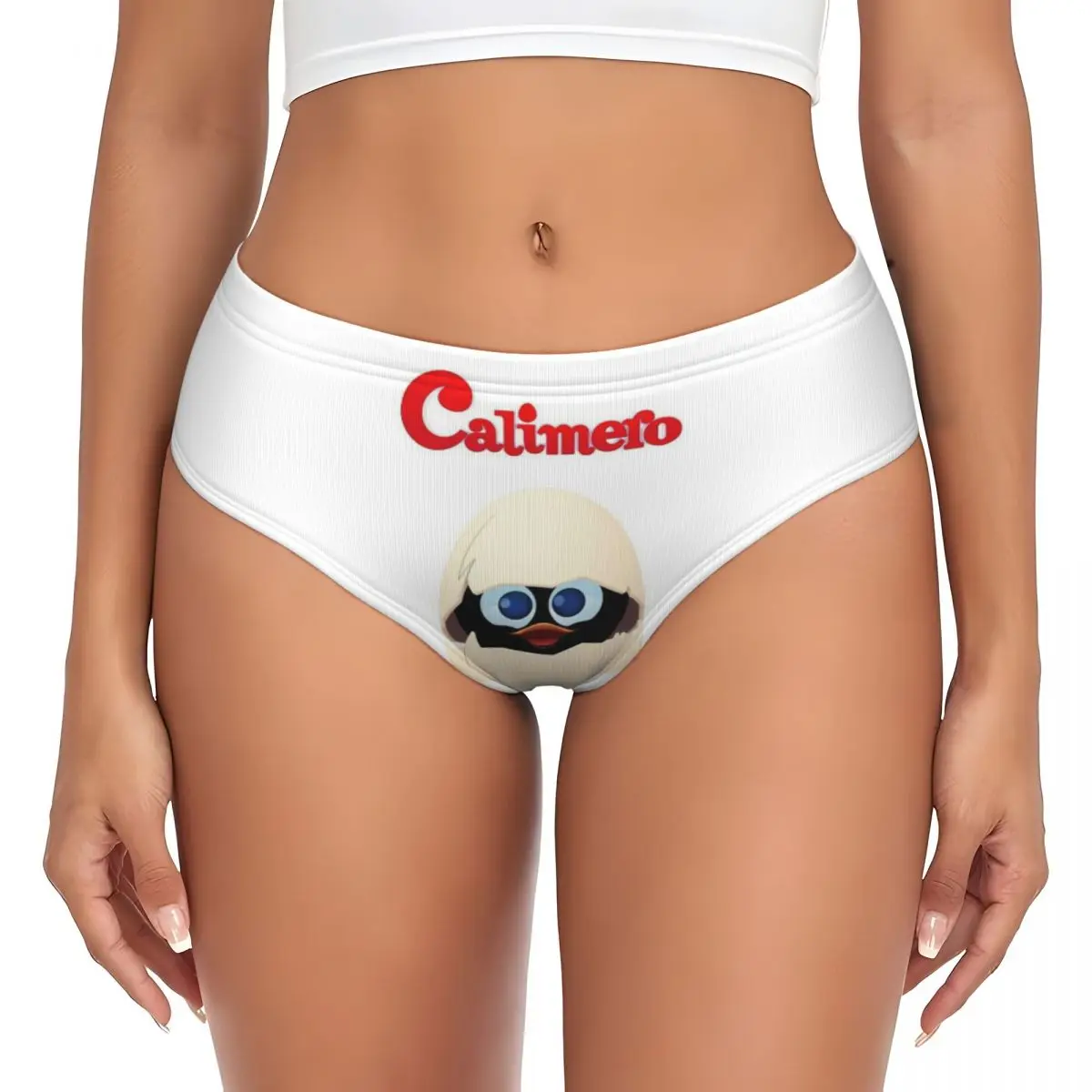 

Custom Calimeros Wallpaper Cartoon Brief Panties Women Comfort Stretch Underwear