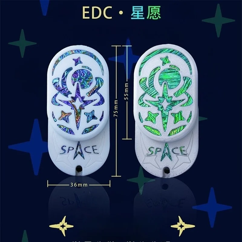 EDC Unlimited Pushing Slider 3D Printing Fidget Toy Fashion Fun Fidget Spinner Stress Relief Toys ADHD Concentration Toys