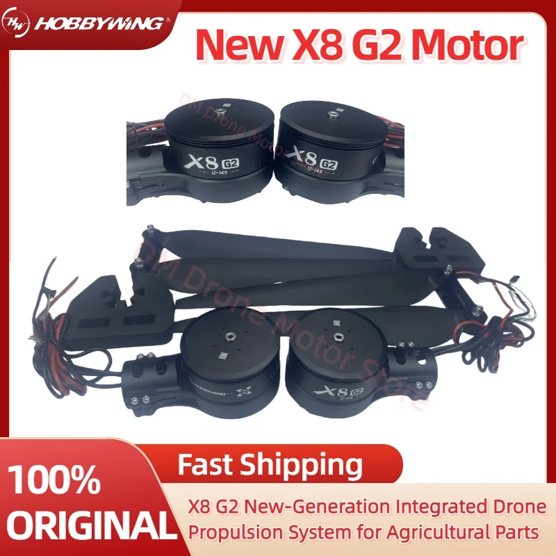 4Sets Hobbywing X8 G2 Motor 8120-100KV 3011S Propeller New-Generation Integrated Drone Propulsion System Agricultural UAV Parts