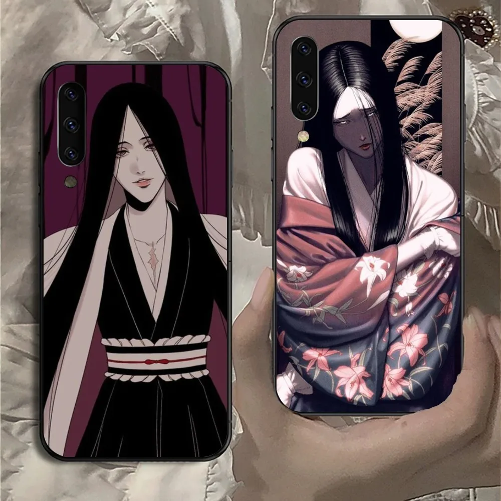 Bleach Unohana Mobile Cell Phone Case for Samsung Note 9 10 20 Plus Pro Ultra J6 J5 J7 J8 Black Soft Phone Cover Funda