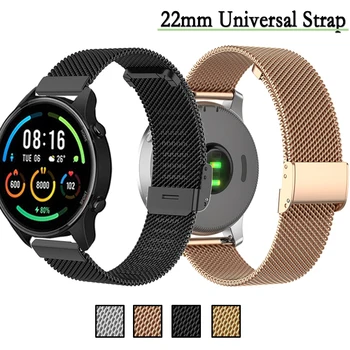 Huami Amazfit GTR 2e 용 밀라노 시계 밴드, Huawei Watch GT4/3/2 46mm 스트랩, Garmin Venu 2 /Vivoactive 4 용 22mm Best5 Huami Amazfit GTR 2e 용 밀라노 시계 밴드, Huawei Watch GT4/3/2 46mm 스트랩, Garmin Venu 2 /Vivoactive 4 용 22mm Best5