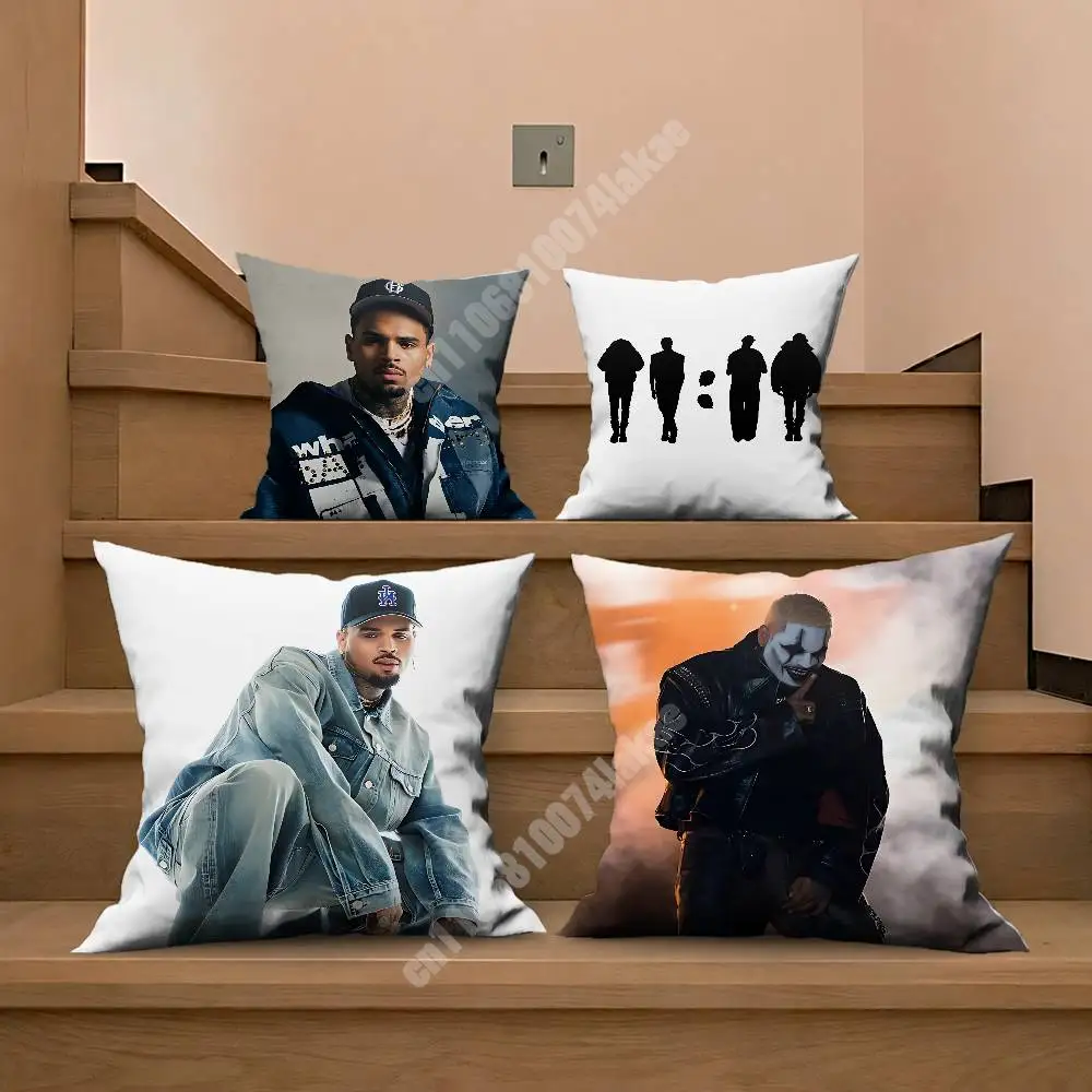 

C-Chris Breezy B-Brown For the Moment Sofa Couch Pillow Cover Cushion Case Home Bedroom Decoration