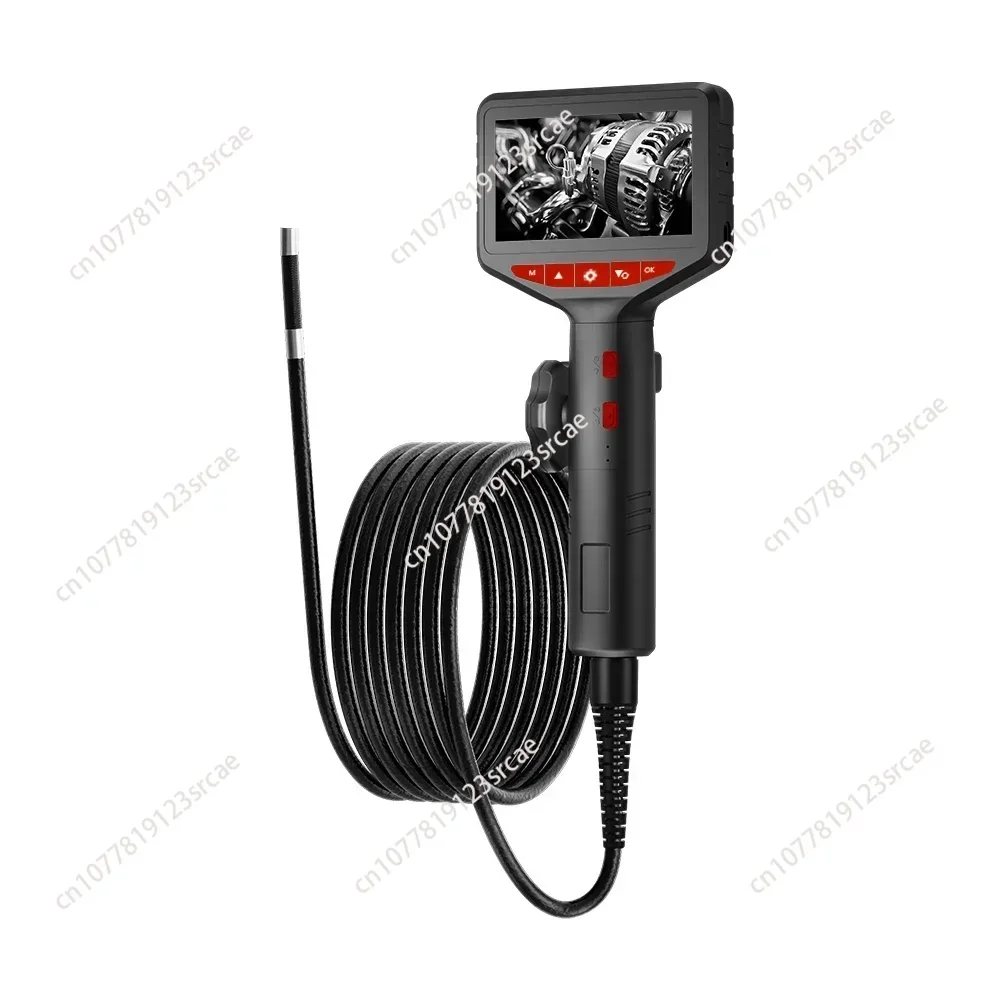 Two-Way Articulating Borescope Industrial Endoscope with 5.5mm Articulating Camera Cars Endoscope for Android IOS Automotive