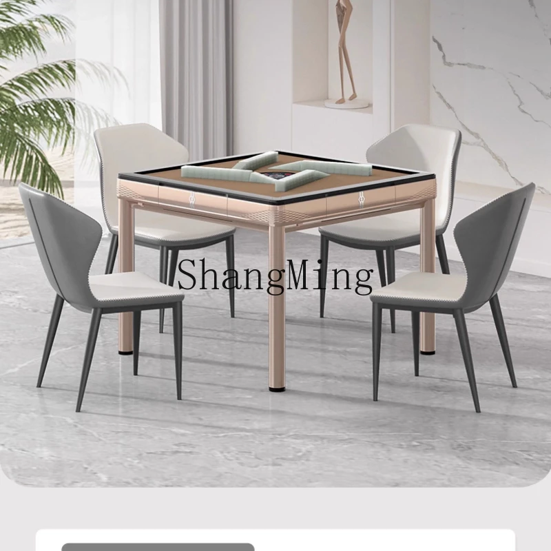 ماكينة جونغ الجديدة من ZYY، طاولة طعام منزلية أوتوماتيكية، ماكينة طاولة جونغ مزدوجة الأغراض، ماكينة القنب الكل في واحد #5