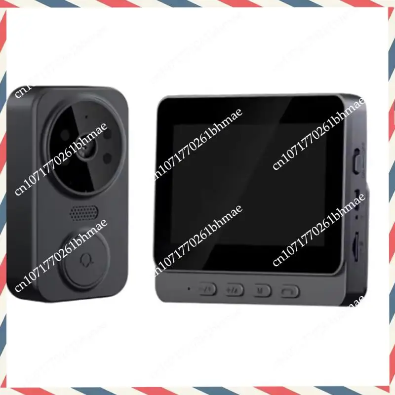 

-A21Z ИК-беспроводной интеллектуальный видеодомофон ночного видения с 4,3-дюймовым IPS-экраном, цифровым Wi-Fi 2,4G, двусторонней аудиосвязью - Защитите ваш Ent