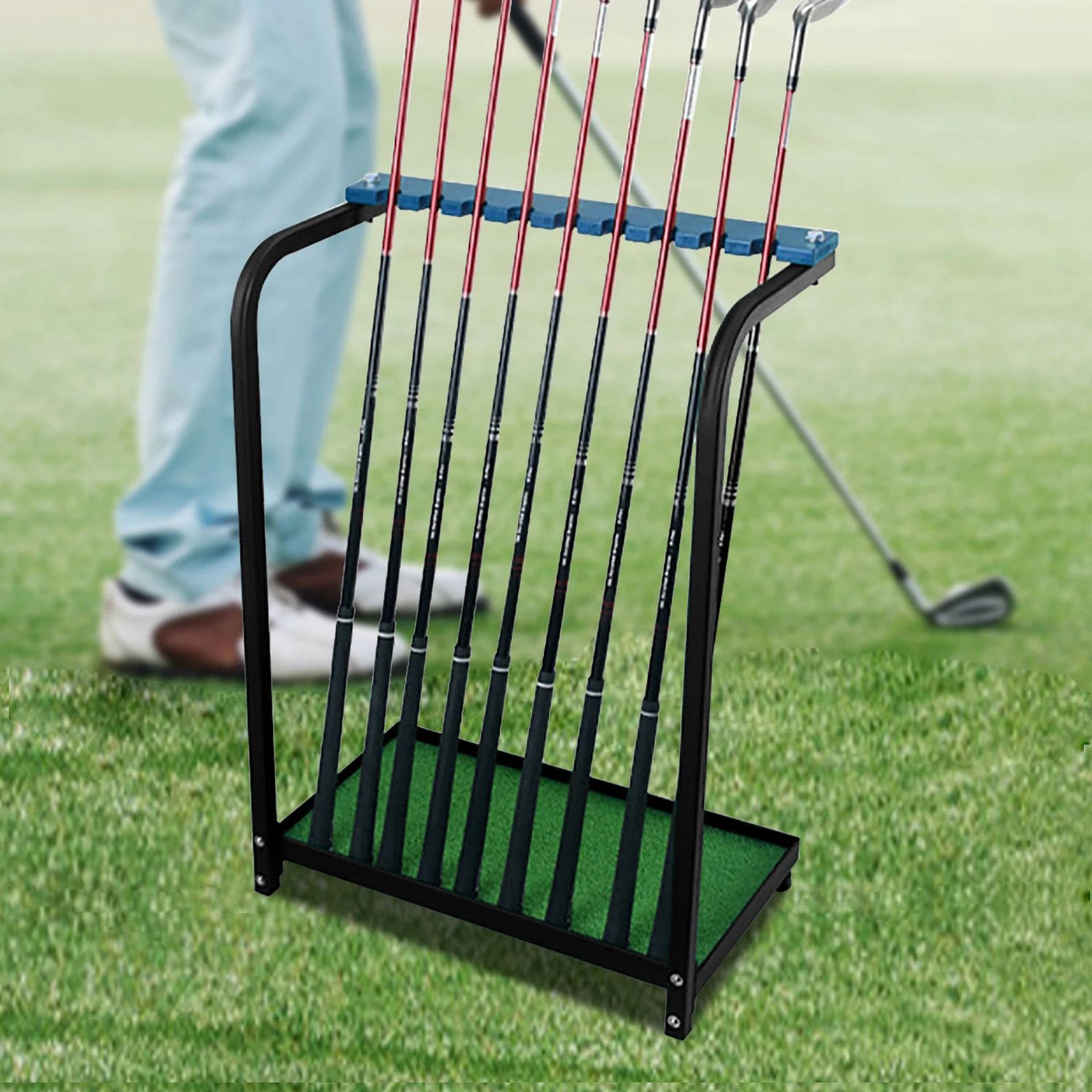 Golf Club Metal Storage 9 Golf Display Rack Durbale Golf Club Organizer Professional Golf Putter Golf Storage