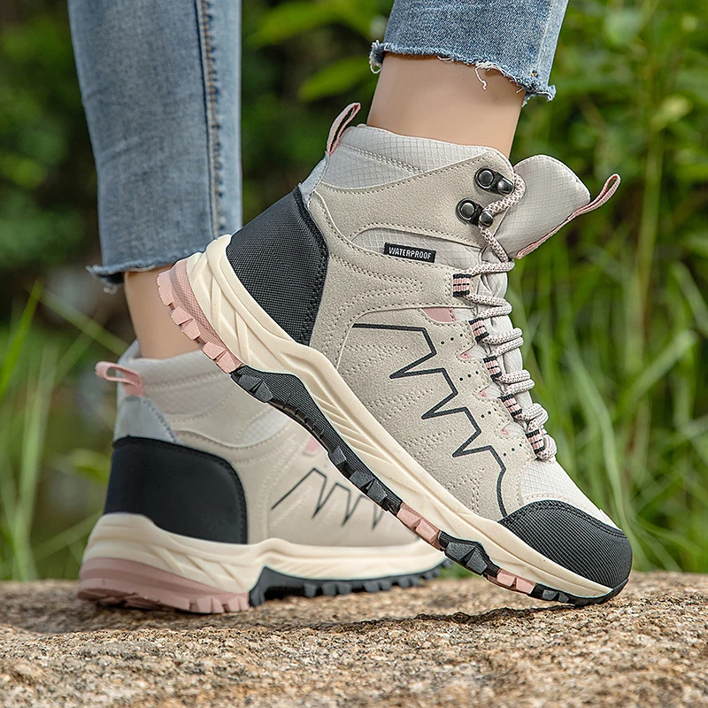 

Женские походные ботильоны, женские уличные высокие кроссовки, треккинговая обувь, альпинистская прогулочная обувь Wandelschoenen Botas Mujer