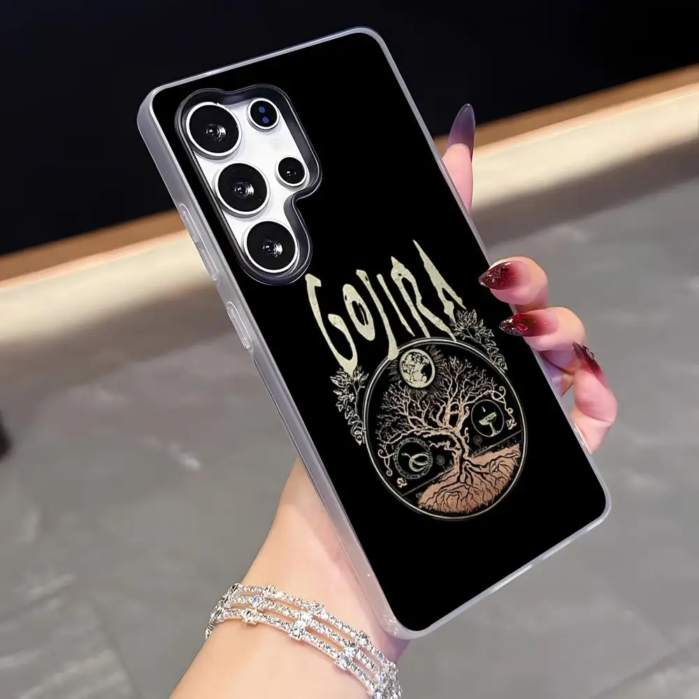 Band G-Gojira Phone Case For Samsung A56 A14 5G A34 A36 A33 A26 A16 Shockproof Jelly Cover