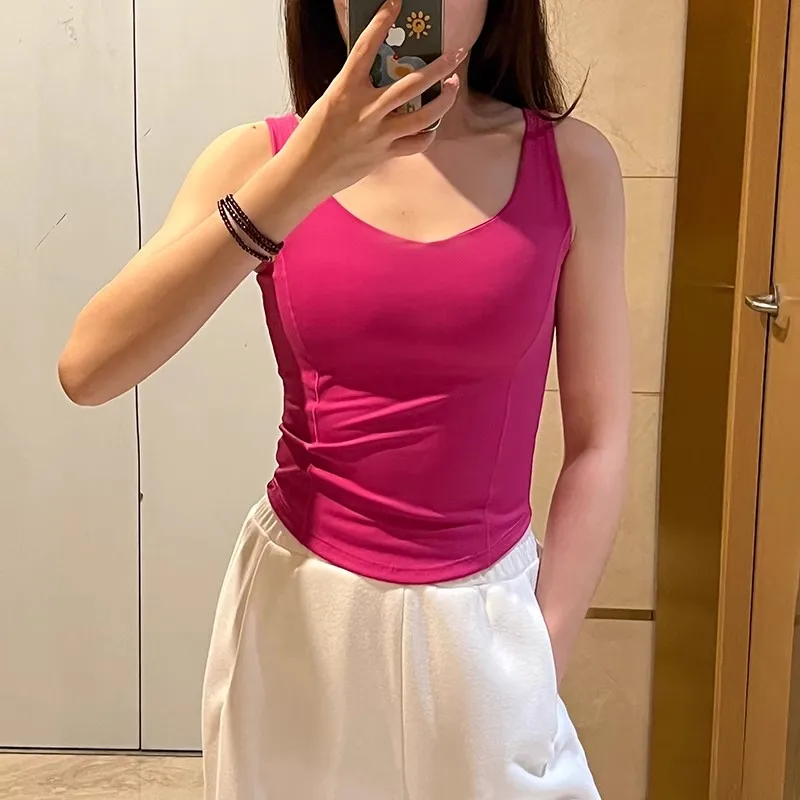 عارية اليوغا سترة رياضية اللياقة البدنية في الهواء الطلق تشغيل امتصاص الصدمات الجمال الظهر عالية الكثافة جمع الصدرية التجفيف السريع حمالات الصدر