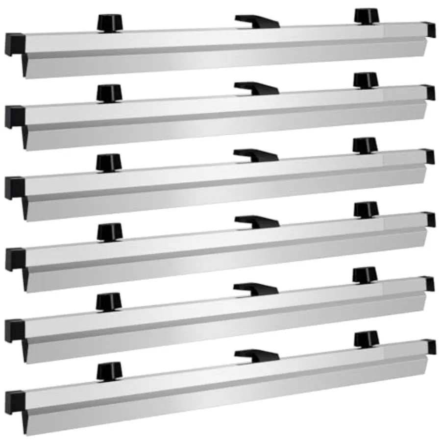 

Blueprint Hanging Clamps 6p 36inch Holder Aluminum Print Rack Adjustable with Black Wing Knob Nuts Drafting Supplies Blueprint