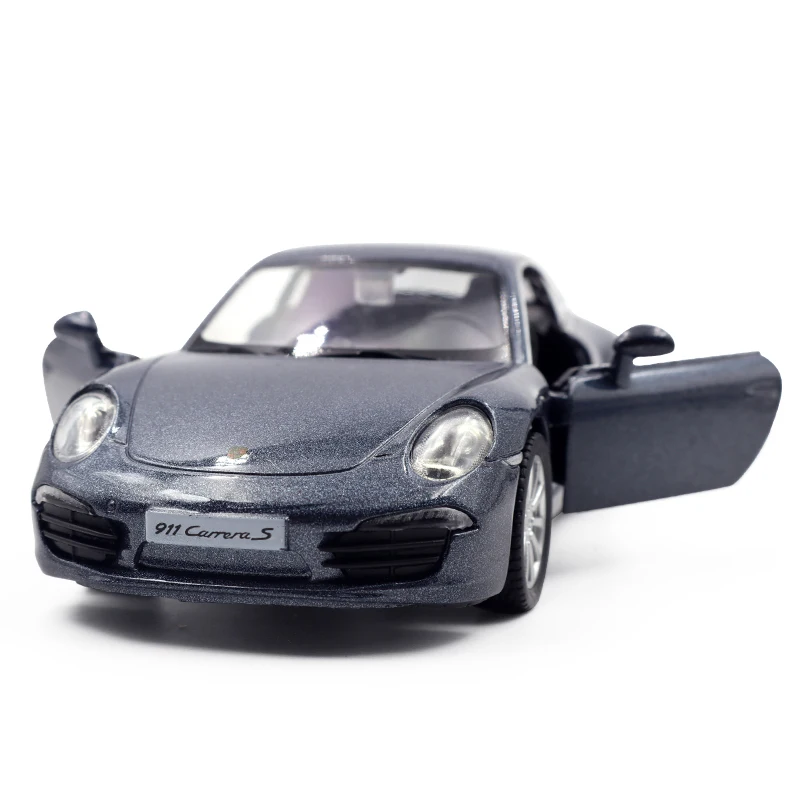 Modèle de voiture jouet classique Porsche 911, échelle 1/36 en alliage moulé sous pression, course avec échelle de traction, jouet pour garçon, Collection cadeau