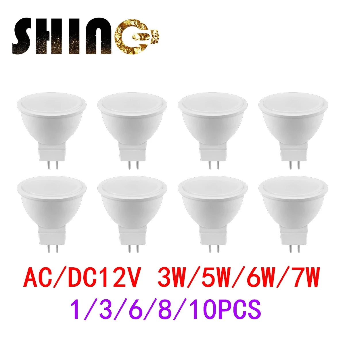 

Spot Foco MR16 GU 5.3 AC DC12V 3W 5W 6W 7W Warm White Day Light LED Light Lamp For Home Decoration Replace 50W Halogen Spotlight