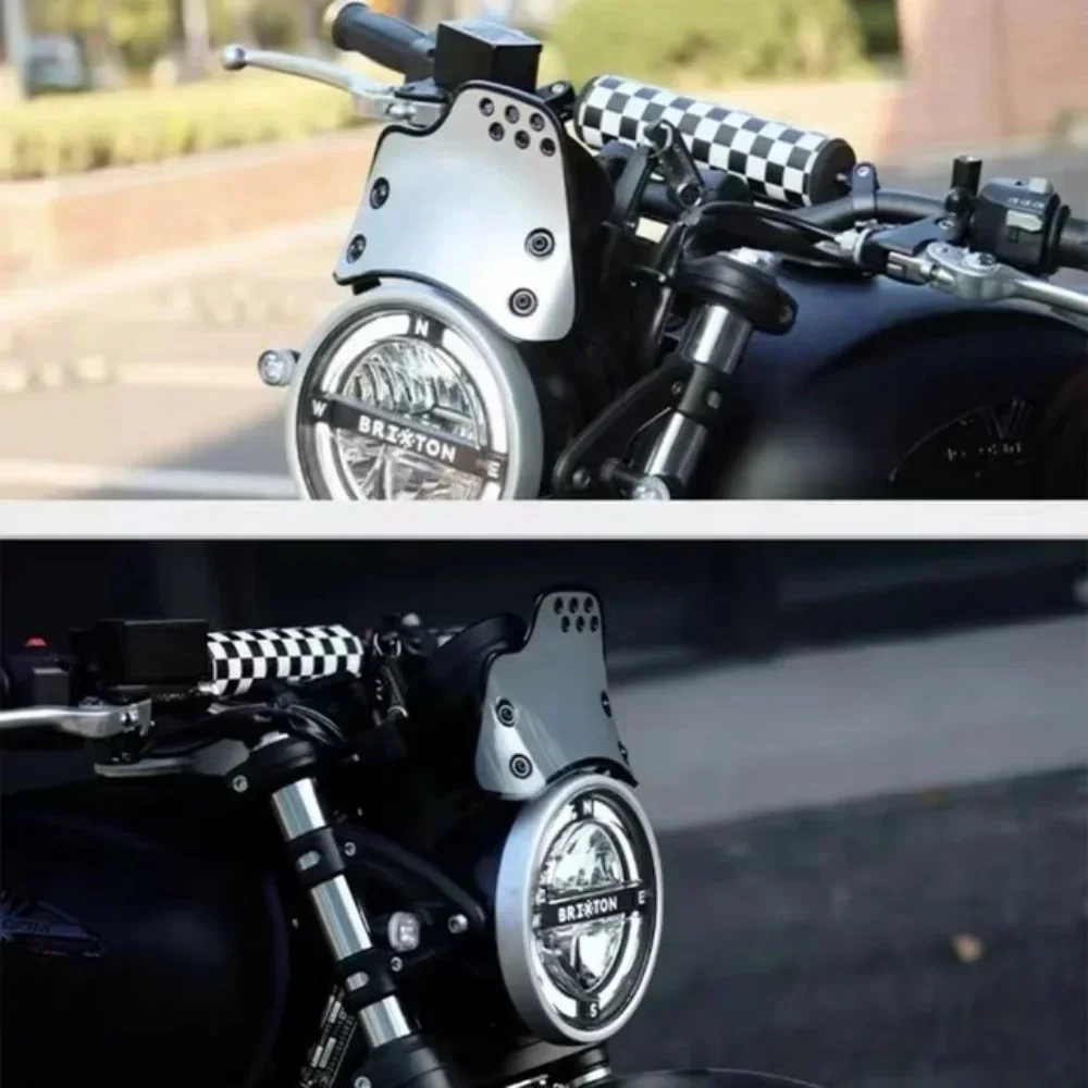 ملحقات الدراجات النارية الجديدة تناسب الزجاج الأمامي Brixton Cromwell 1200 ذو الطراز القديم تنطبق على Cromwell 1200 1200Cromwell 1200