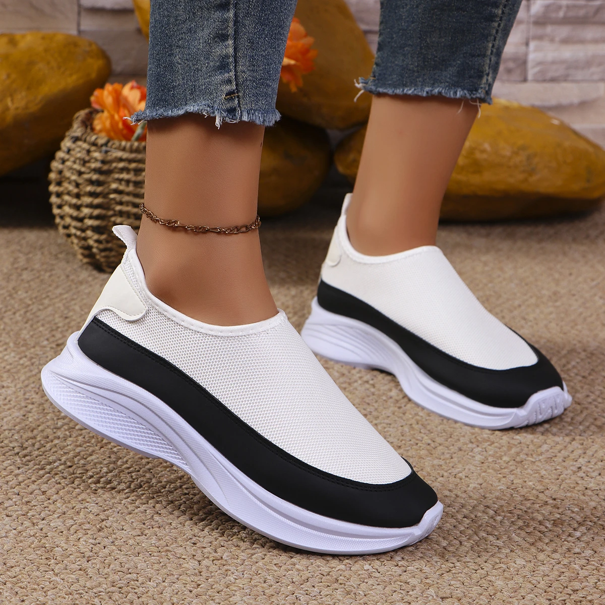 Beige Sneakers Vulcanize Large Size Shoes for Men Wholesale Tennis Sports Tines Flatas New Fast  Women Shoes Traf