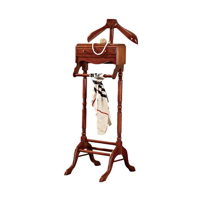 

Retro coat rack, solid wood suit, bedroom, living room, multi-purpose decoration American style