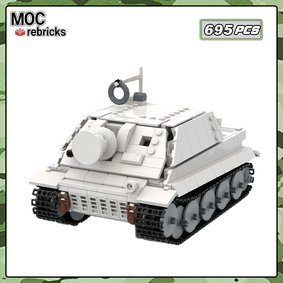 

MOC-205410 German Military Series SPG 1:35 Main Battle Tanks Building Block Model Brick Puzzle Toys Children's Holiday Gifts