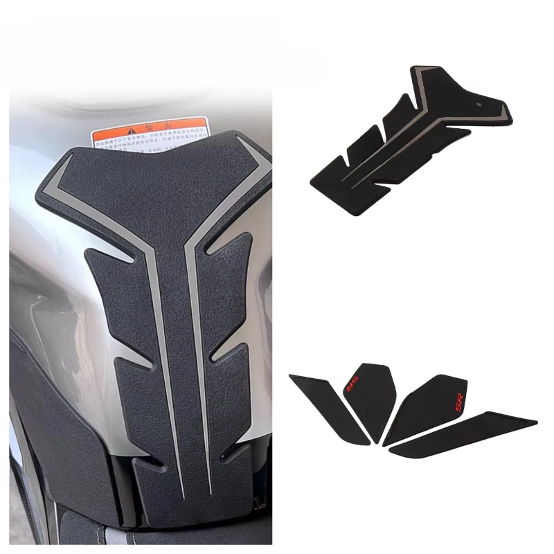 

Fuel Tank Pad Motorcycle Tank Sticker For CFMOTO 450SR 450sr 450 SR 2022 2023 2024 Anti-Slip Rubber Fuel Tank Protector Set