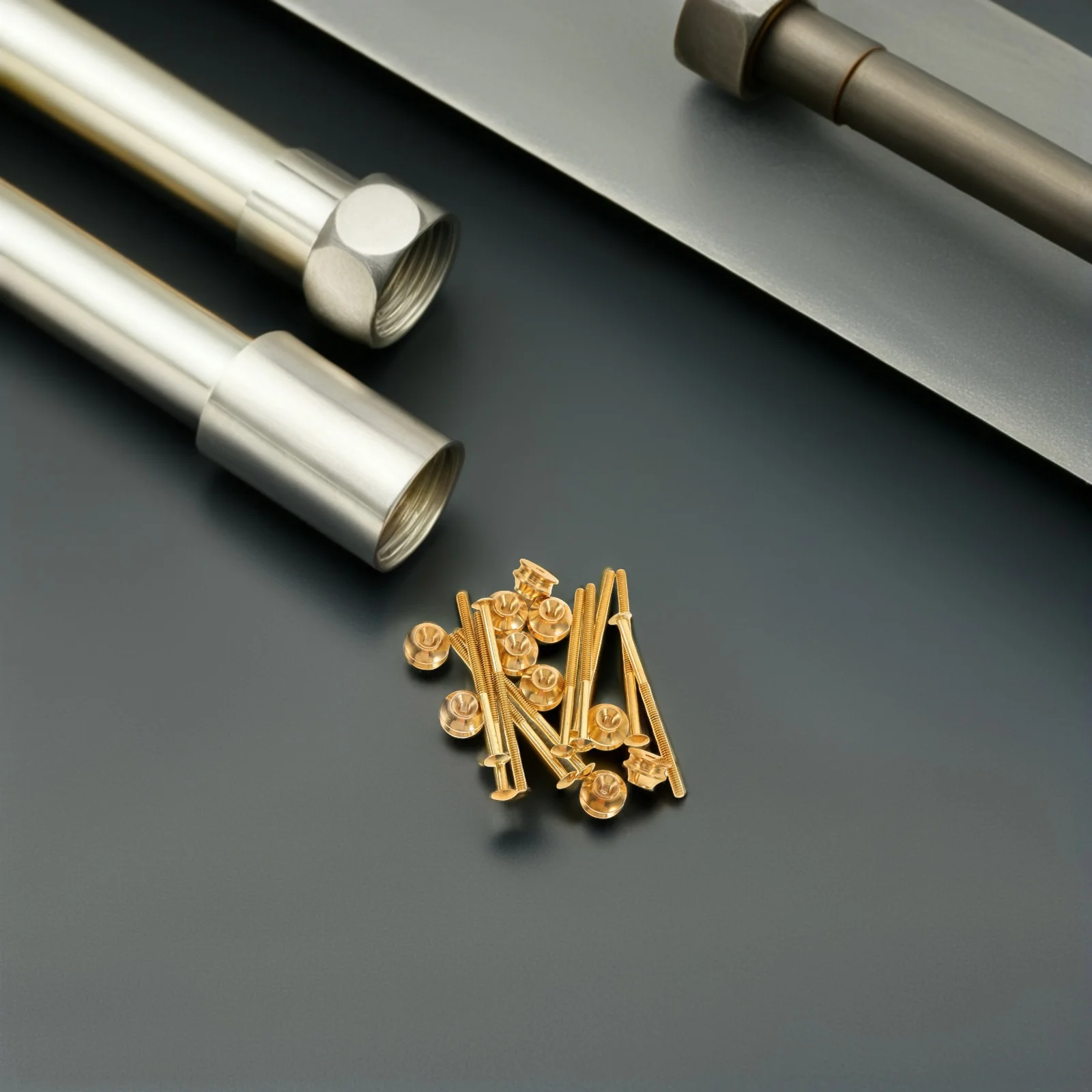 

10Sets Pure Copper Teapot Knob Screw Set Stable Fit Various Lid Repairs Household Tea Houses Brass Screws Nuts