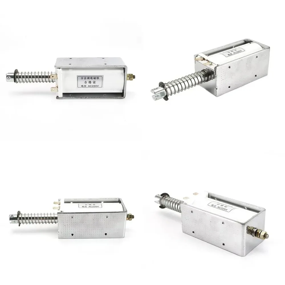 60MM High Thrust Suction 15 KG Push-Pull Electromagnet Open And Close Solenoid 24V 220V Long Stroke