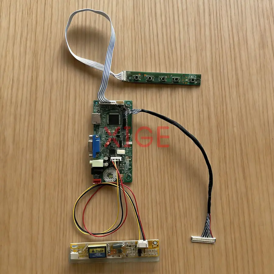 

Для B141XG13 B141XG08 B141XG05 B141XG09 Контроллер ЖК-монитора Плата привода DIY Kit HDMI + VGA 1024x768 1024*768 1-CCFL LVDS 30-контактный