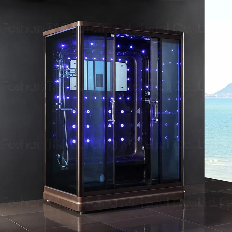 Hot Sale Modern Design Luxury Bathroom Cabin Square Steam Sauna Bath Shower Rooms