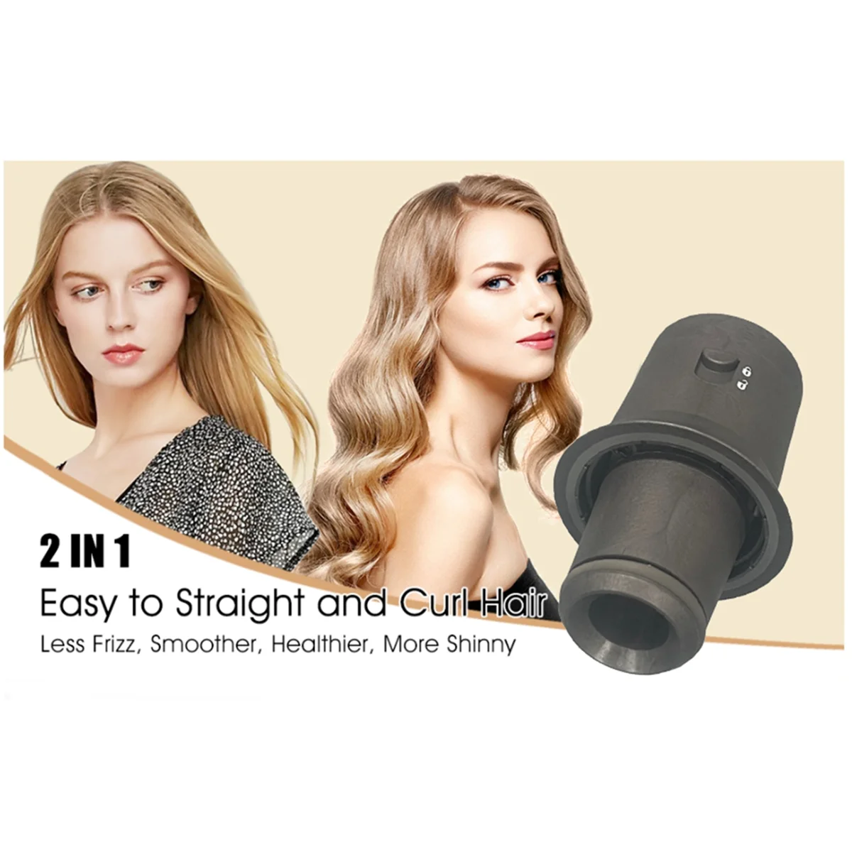 Adaptador de substituição para dyson hd16 hd15 hd12 hd08 secador de cabelo para curling ferro adaptador doméstico curling ferro acessório