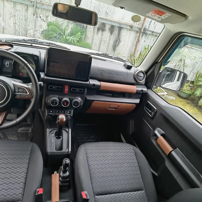 

Аксессуары для отделки интерьера из искусственной кожи для Suzuki Jimny Sierra 3 Door 5 Door Jb74 JB64 2019 до 2024