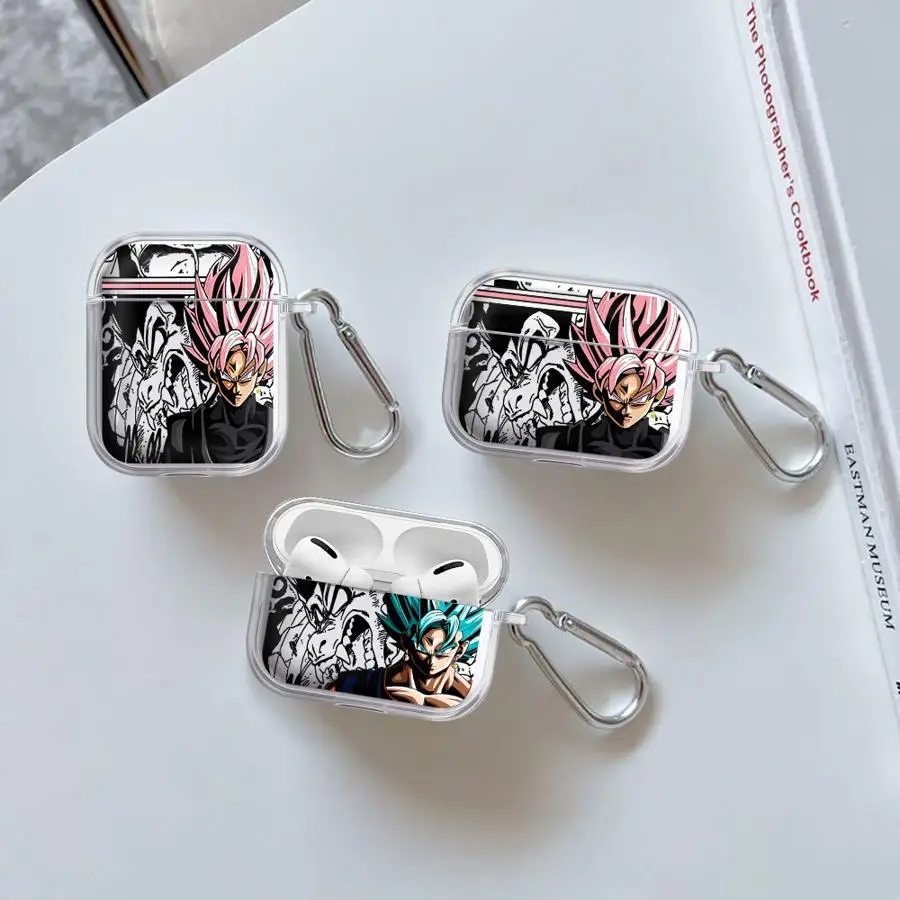 

Case For Airpods Pro3 4 3 1 Pro Pro2 2 Clear Earphone Cases Cover Hot D-ragonS B-allS Cool